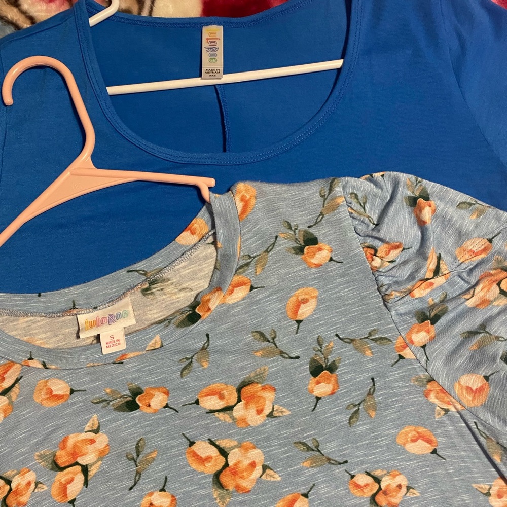 Bundle of Lularoe tops.